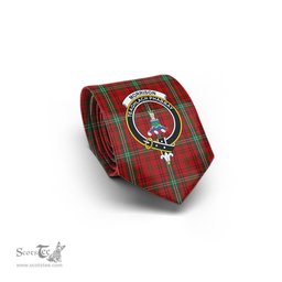 Scottish Morrison Ancient Tartan Tie with Family Crest Tartan Plaid NeckTie Scottish Plaid Tartan Plaid - ScotsTee - scotstee.com