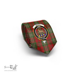 Scottish Scott Tartan Tie with Family Crest Tartan Plaid NeckTie Scottish Plaid Tartan Plaid - ScotsTee - scotstee.com