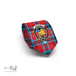 Scottish MacTavish Modern Tartan Tie with Family Crest Tartan Plaid NeckTie Scottish Plaid Tartan Plaid - ScotsTee - scotstee.com
