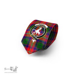 Scottish Riddell Tartan Tie with Family Crest Tartan Plaid NeckTie Scottish Plaid Tartan Plaid - ScotsTee - scotstee.com