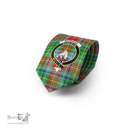 Scottish Muirhead Tartan Tie with Family Crest Tartan Plaid NeckTie Scottish Plaid Tartan Plaid - ScotsTee - scotstee.com