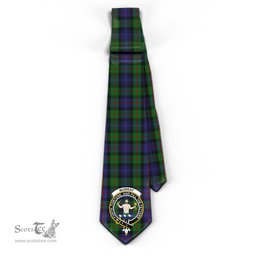 Scottish Murray of Atholl Tartan Tie with Family Crest Tartan Plaid NeckTie Scottish Plaid Tartan Plaid - ScotsTee - scotstee.com