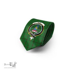 Scottish Mar Tribe Tartan Tie with Family Crest Tartan Plaid NeckTie Scottish Plaid Tartan Plaid - ScotsTee - scotstee.com