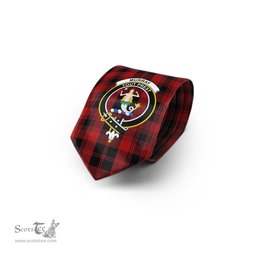Scottish Murray of Ochtertyre Tartan Tie with Family Crest Tartan Plaid NeckTie Scottish Plaid Tartan Plaid - ScotsTee - scotstee.com