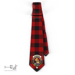 Scottish Rob Roy Macgregor Tartan Tie with Family Crest Tartan Plaid NeckTie Scottish Plaid Tartan Plaid - ScotsTee - scotstee.com
