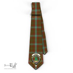 Scottish Seton Hunting Tartan Tie with Family Crest Tartan Plaid NeckTie Scottish Plaid Tartan Plaid - ScotsTee - scotstee.com