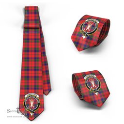 Scottish Robertson Modern Tartan Tie with Family Crest Tartan Plaid NeckTie Scottish Plaid Tartan Plaid - ScotsTee - scotstee.com