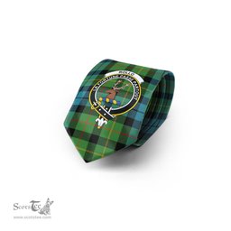 Scottish Rollo Ancient Tartan Tie with Family Crest Tartan Plaid NeckTie Scottish Plaid Tartan Plaid - ScotsTee - scotstee.com
