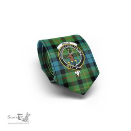 Scottish Rollo Ancient Tartan Tie with Family Crest Tartan Plaid NeckTie Scottish Plaid Tartan Plaid - ScotsTee - scotstee.com