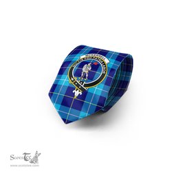 Scottish McKerrell Tartan Tie with Family Crest Tartan Plaid NeckTie Scottish Plaid Tartan Plaid - ScotsTee - scotstee.com