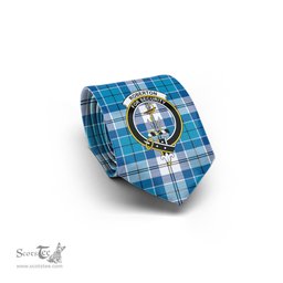 Scottish Roberton Tartan Tie with Family Crest Tartan Plaid NeckTie Scottish Plaid Tartan Plaid - ScotsTee - scotstee.com