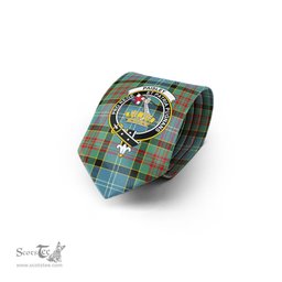 Scottish Paisley Tartan Tie with Family Crest Tartan Plaid NeckTie Scottish Plaid Tartan Plaid - ScotsTee - scotstee.com