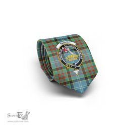 Scottish Paisley Tartan Tie with Family Crest Tartan Plaid NeckTie Scottish Plaid Tartan Plaid - ScotsTee - scotstee.com