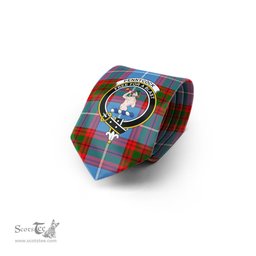 Scottish Pennycook Tartan Tie with Family Crest Tartan Plaid NeckTie Scottish Plaid Tartan Plaid - ScotsTee - scotstee.com