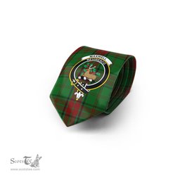 Scottish Maxwell Hunting Tartan Tie with Family Crest Tartan Plaid NeckTie Scottish Plaid Tartan Plaid - ScotsTee - scotstee.com