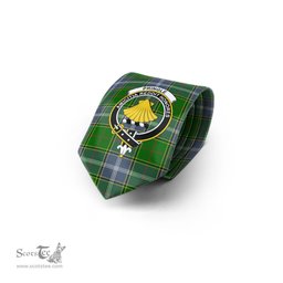 Scottish Pringle Tartan Tie with Family Crest Tartan Plaid NeckTie Scottish Plaid Tartan Plaid - ScotsTee - scotstee.com