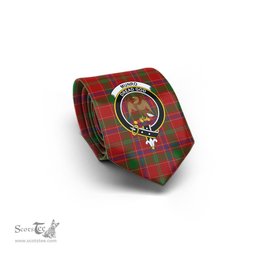 Scottish Munro Tartan Tie with Family Crest Tartan Plaid NeckTie Scottish Plaid Tartan Plaid - ScotsTee - scotstee.com