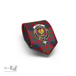 Scottish Sinclair Tartan Tie with Family Crest Tartan Plaid NeckTie Scottish Plaid Tartan Plaid - ScotsTee - scotstee.com