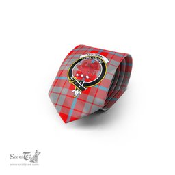Scottish Moubray Tartan Tie with Family Crest Tartan Plaid NeckTie Scottish Plaid Tartan Plaid - ScotsTee - scotstee.com