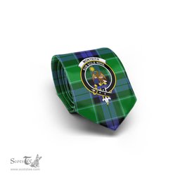Scottish Monteith Tartan Tie with Family Crest Tartan Plaid NeckTie Scottish Plaid Tartan Plaid - ScotsTee - scotstee.com
