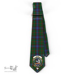 Scottish Skene Tartan Tie with Family Crest Tartan Plaid NeckTie Scottish Plaid Tartan Plaid - ScotsTee - scotstee.com
