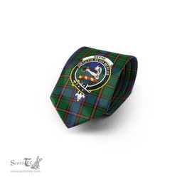 Scottish Skene Tartan Tie with Family Crest Tartan Plaid NeckTie Scottish Plaid Tartan Plaid - ScotsTee - scotstee.com