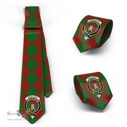 Scottish Middleton Tartan Tie with Family Crest Tartan Plaid NeckTie Scottish Plaid Tartan Plaid - ScotsTee - scotstee.com