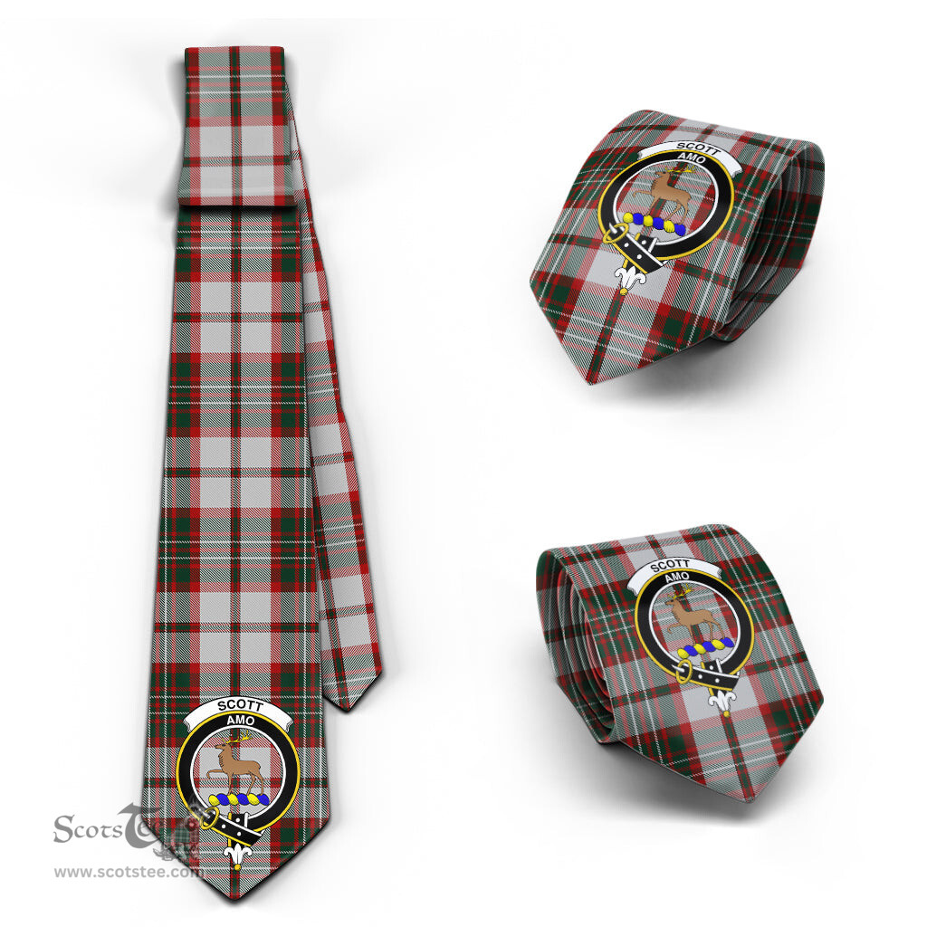 Scottish Scott Dress Tartan Tie with Family Crest Tartan Plaid NeckTie Scottish Plaid Tartan Plaid - ScotsTee - scotstee.com