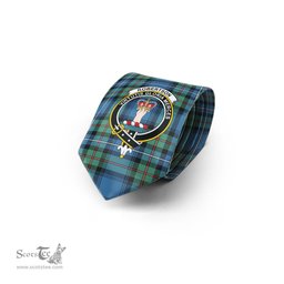 Scottish Robertson Hunting Ancient Tartan Tie with Family Crest Tartan Plaid NeckTie Scottish Plaid Tartan Plaid - ScotsTee - scotstee.com