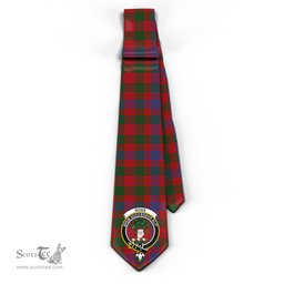 Scottish Ross Tartan Tie with Family Crest Tartan Plaid NeckTie Scottish Plaid Tartan Plaid - ScotsTee - scotstee.com