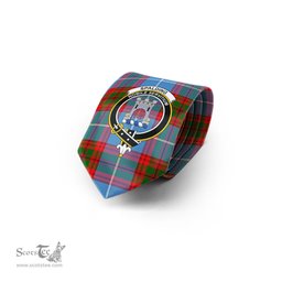Scottish Spalding Tartan Tie with Family Crest Tartan Plaid NeckTie Scottish Plaid Tartan Plaid - ScotsTee - scotstee.com
