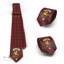 Scottish Nicolson Tartan Tie with Family Crest Tartan Plaid NeckTie Scottish Plaid Tartan Plaid - ScotsTee - scotstee.com