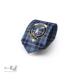 Scottish MacRaes of America Tartan Tie with Family Crest Tartan Plaid NeckTie Scottish Plaid Tartan Plaid - ScotsTee - scotstee.com