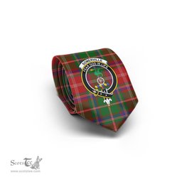 Scottish Somerville Tartan Tie with Family Crest Tartan Plaid NeckTie Scottish Plaid Tartan Plaid - ScotsTee - scotstee.com