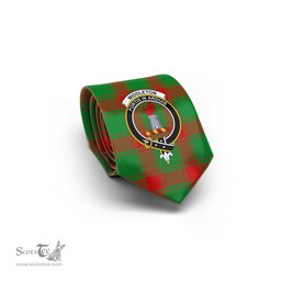 Scottish Middleton Modern Tartan Tie with Family Crest Tartan Plaid NeckTie Scottish Plaid Tartan Plaid - ScotsTee - scotstee.com