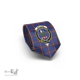 Scottish MacLaine of Lochbuie Tartan Tie with Family Crest Tartan Plaid NeckTie Scottish Plaid Tartan Plaid - ScotsTee - scotstee.com