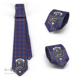 Scottish MacLaine of Lochbuie Tartan Tie with Family Crest Tartan Plaid NeckTie Scottish Plaid Tartan Plaid - ScotsTee - scotstee.com