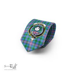 Scottish Pitcairn Hunting Tartan Tie with Family Crest Tartan Plaid NeckTie Scottish Plaid Tartan Plaid - ScotsTee - scotstee.com