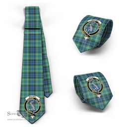Scottish MacNeil of Colonsay Ancient Tartan Tie with Family Crest Tartan Plaid NeckTie Scottish Plaid Tartan Plaid - ScotsTee - scotstee.com