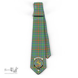 Scottish MacKintosh Hunting Ancient Tartan Tie with Family Crest Tartan Plaid NeckTie Scottish Plaid Tartan Plaid - ScotsTee - scotstee.com