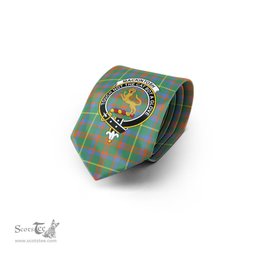 Scottish MacKintosh Hunting Ancient Tartan Tie with Family Crest Tartan Plaid NeckTie Scottish Plaid Tartan Plaid - ScotsTee - scotstee.com
