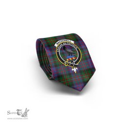 Scottish MacDonell of Glengarry Tartan Tie with Family Crest Tartan Plaid NeckTie Scottish Plaid Tartan Plaid - ScotsTee - scotstee.com