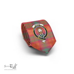 Scottish MacNab Ancient Tartan Tie with Family Crest Tartan Plaid NeckTie Scottish Plaid Tartan Plaid - ScotsTee - scotstee.com