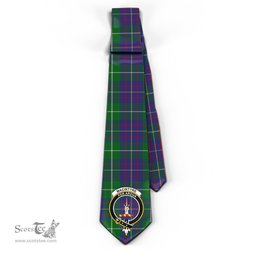 Scottish MacIntyre Inglis Tartan Tie with Family Crest Tartan Plaid NeckTie Scottish Plaid Tartan Plaid - ScotsTee - scotstee.com