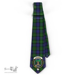 Scottish MacEwan Tartan Tie with Family Crest Tartan Plaid NeckTie Scottish Plaid Tartan Plaid - ScotsTee - scotstee.com