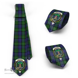 Scottish MacEwan Tartan Tie with Family Crest Tartan Plaid NeckTie Scottish Plaid Tartan Plaid - ScotsTee - scotstee.com