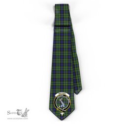 Scottish MacNeil of Colonsay Tartan Tie with Family Crest Tartan Plaid NeckTie Scottish Plaid Tartan Plaid - ScotsTee - scotstee.com