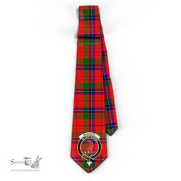 Scottish MacNicol of Scorrybreac Tartan Tie with Family Crest Tartan Plaid NeckTie Scottish Plaid Tartan Plaid - ScotsTee - scotstee.com