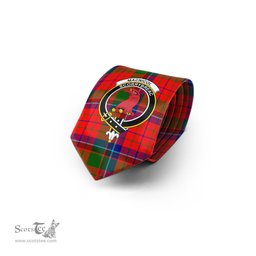 Scottish MacNicol of Scorrybreac Tartan Tie with Family Crest Tartan Plaid NeckTie Scottish Plaid Tartan Plaid - ScotsTee - scotstee.com