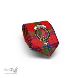 Scottish MacNicol of Scorrybreac Tartan Tie with Family Crest Tartan Plaid NeckTie Scottish Plaid Tartan Plaid - ScotsTee - scotstee.com